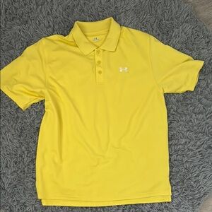 Under Armour Men's Yellow Polo Shirt